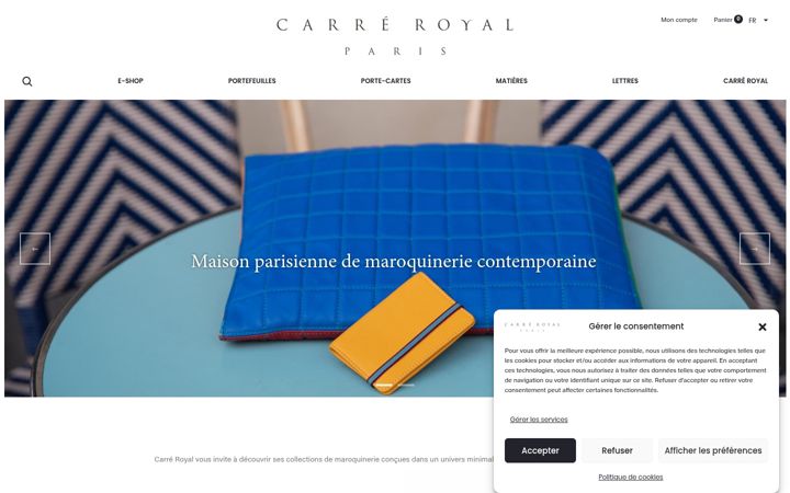 Screenshot of carreroyal.com