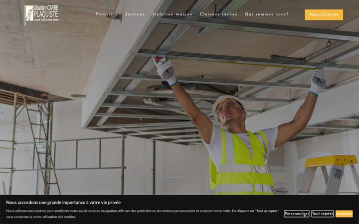 Screenshot of carresebastien-plaquiste.fr