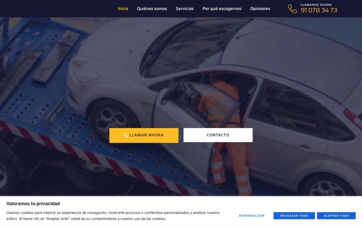 Screenshot of carretera-asistencia.com