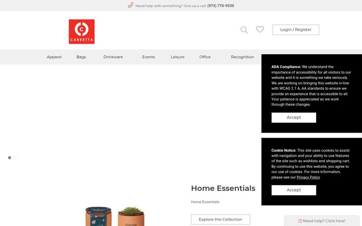 Screenshot of carrettausa.com