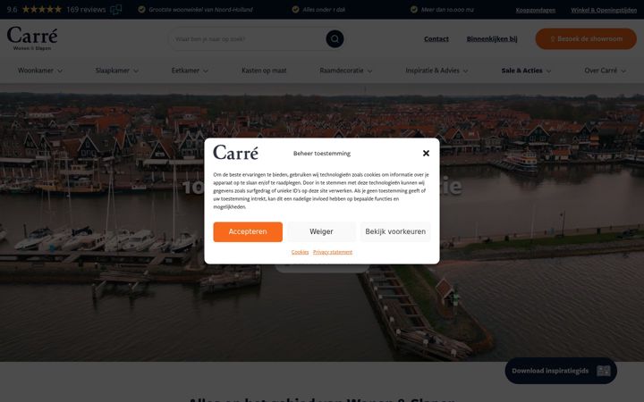 Snimka zaslona za carrewonen.nl