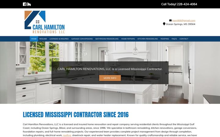 Screenshot of carrhamilton.com