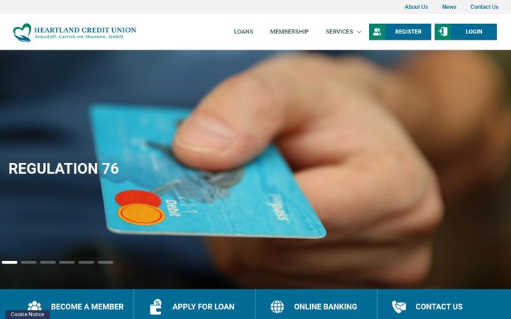 Screenshot of carrickcreditunion.com