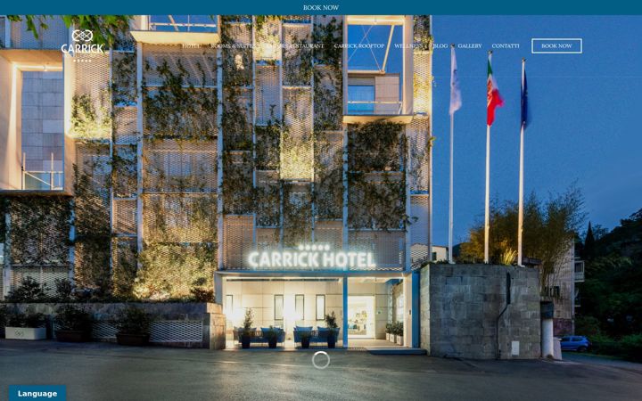 Screenshot of carrickhotelcamogli.com