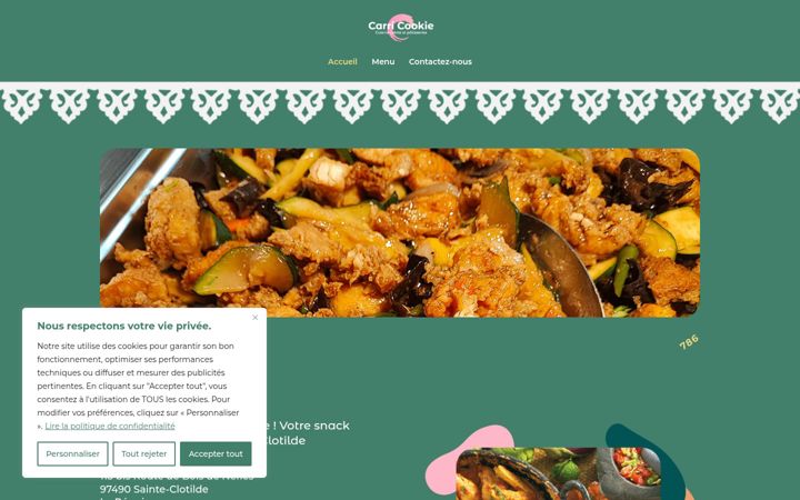 Screenshot of carricookie.com