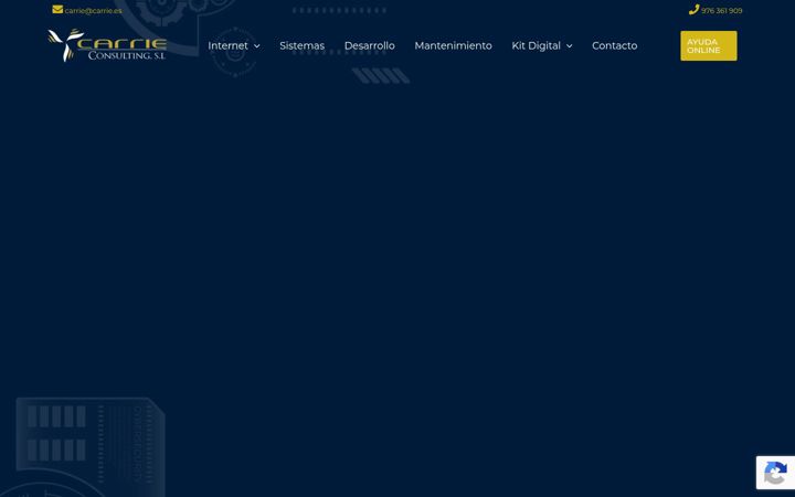Screenshot of carrie.es