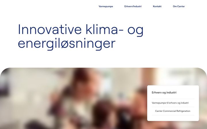 Screenshot of carrier.dk