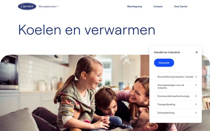 Screenshot of carrier.nl