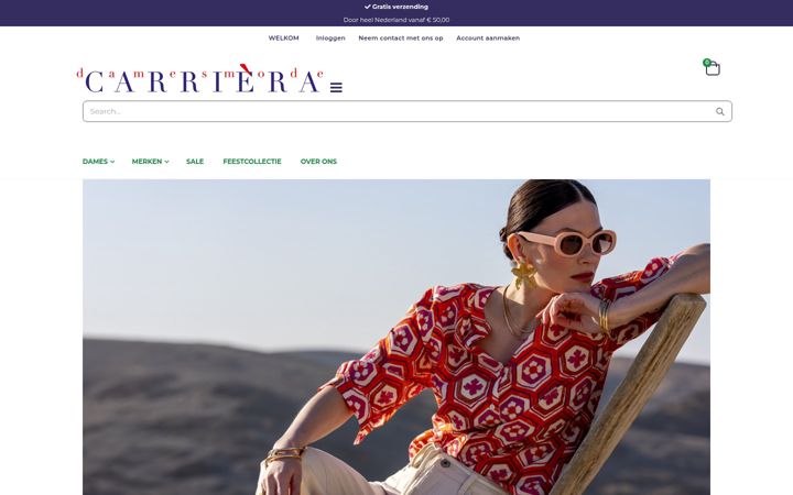 Screenshot von carriera-damesmode.nl