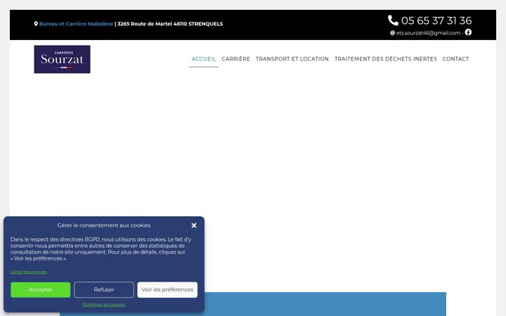 Screenshot of carriere-sourzat.com