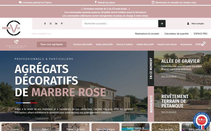 Screenshot of carriere-vila.com