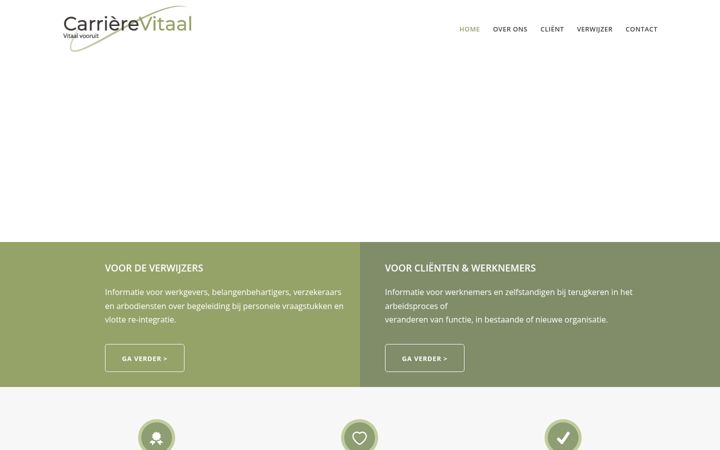 Screenshot von carriere-vitaal.nl