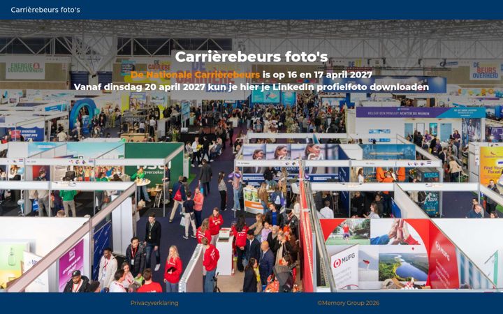 Screenshot of carrierebeursfotos.nl