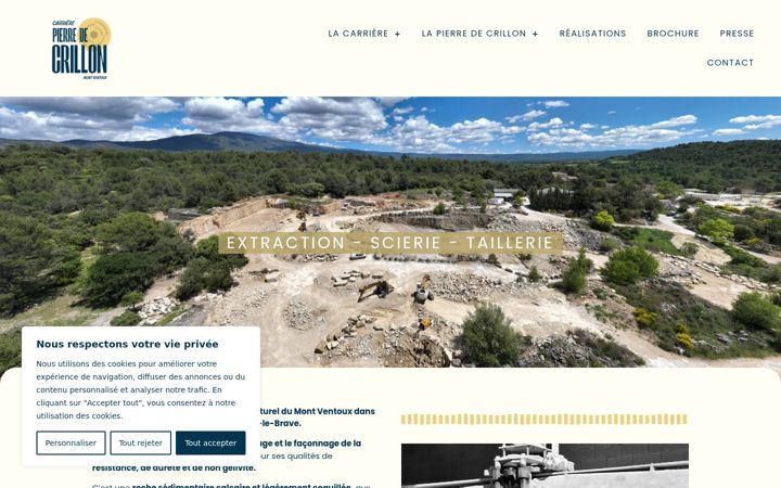 Screenshot του carrierelapierredecrillon.fr