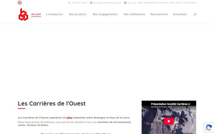 Screenshot του carrieresdelouest.fr