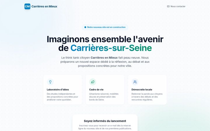 Screenshot of carrieresenmieux.fr