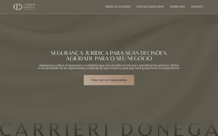 Ekrano kopija carrieridonega.com.br