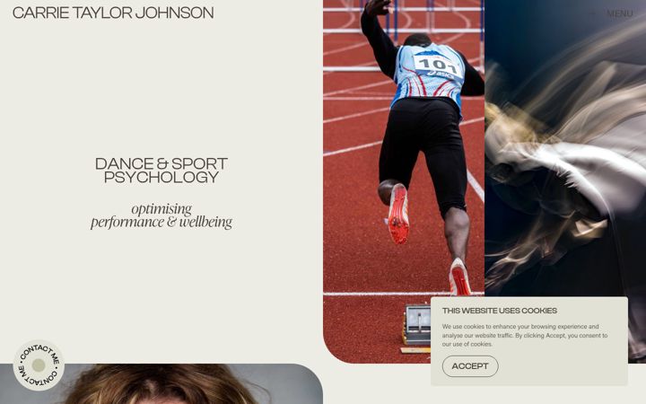 Screenshot of carrietaylorjohnson.com