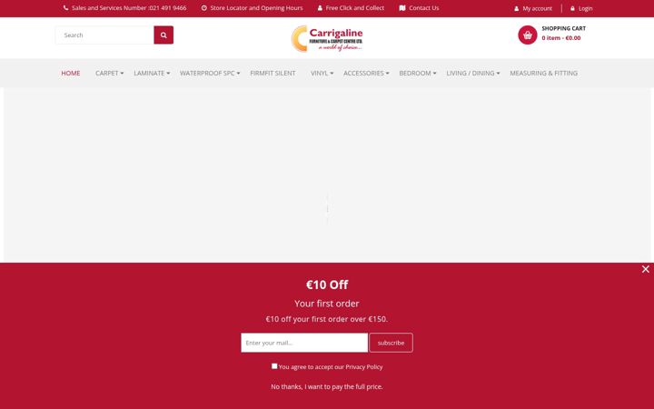 Ekrano kopija carrigalinefurnitureandcarpets.ie