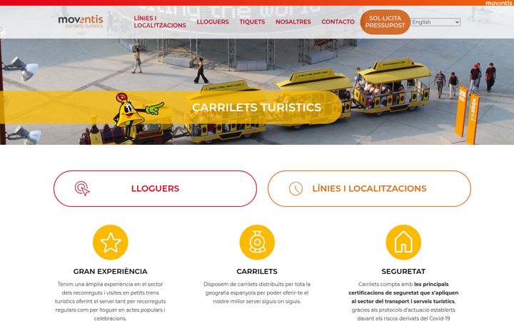 Screenshot of carrilets.com