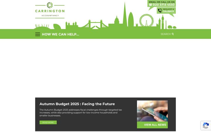 Screenshot of carringtonaccountancy.com
