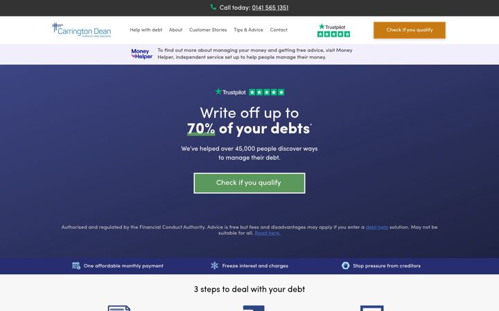Screenshot of carringtondean.com