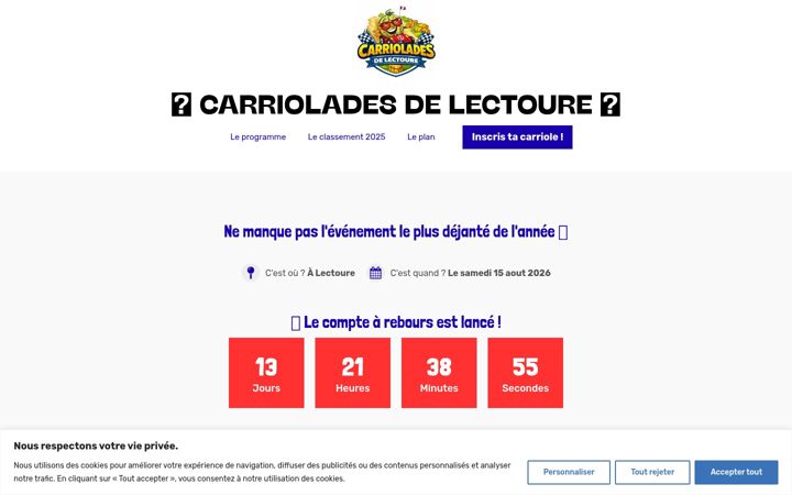 Screenshot of carriolades.fr