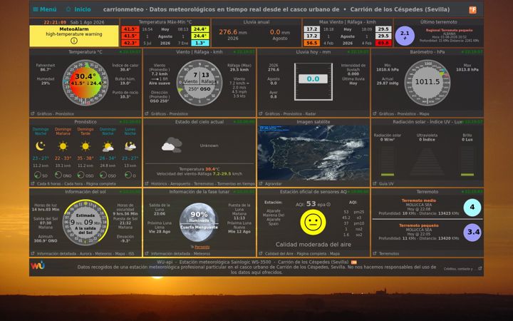 Screenshot of carrionmeteo.es