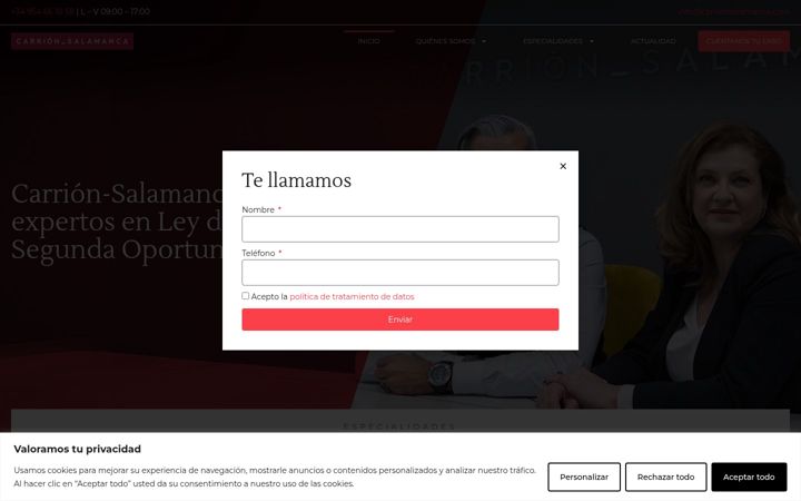 Screenshot of carrionsalamanca.com