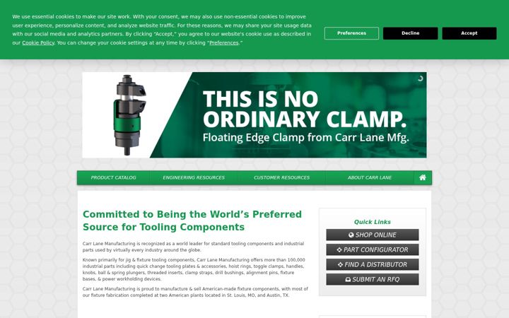 Screenshot of carrlane.com