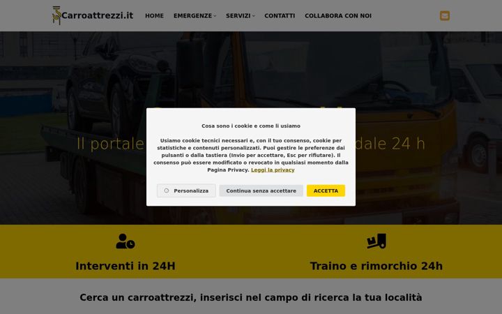 Screenshot of carroattrezzi.it