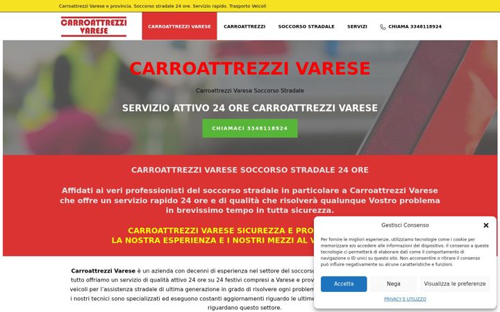 Screenshot of carroattrezzivarese.com