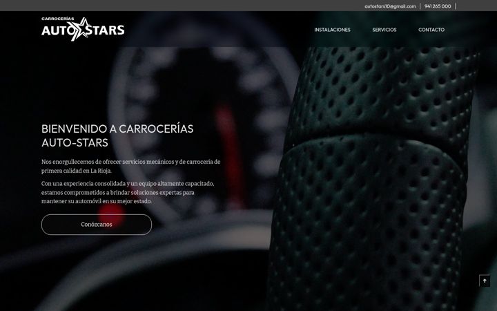 Screenshot of carroceriasautostars.es