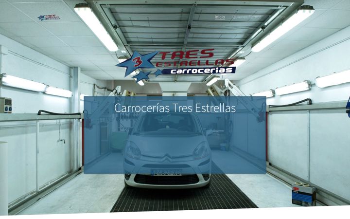 Screenshot of carroceriastresestrellas.com