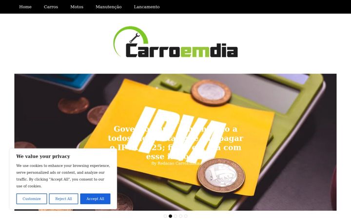 Screenshot of carroemdia.com