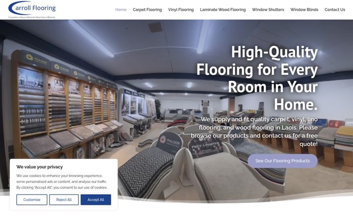 Ekrano kopija carrollflooring.ie