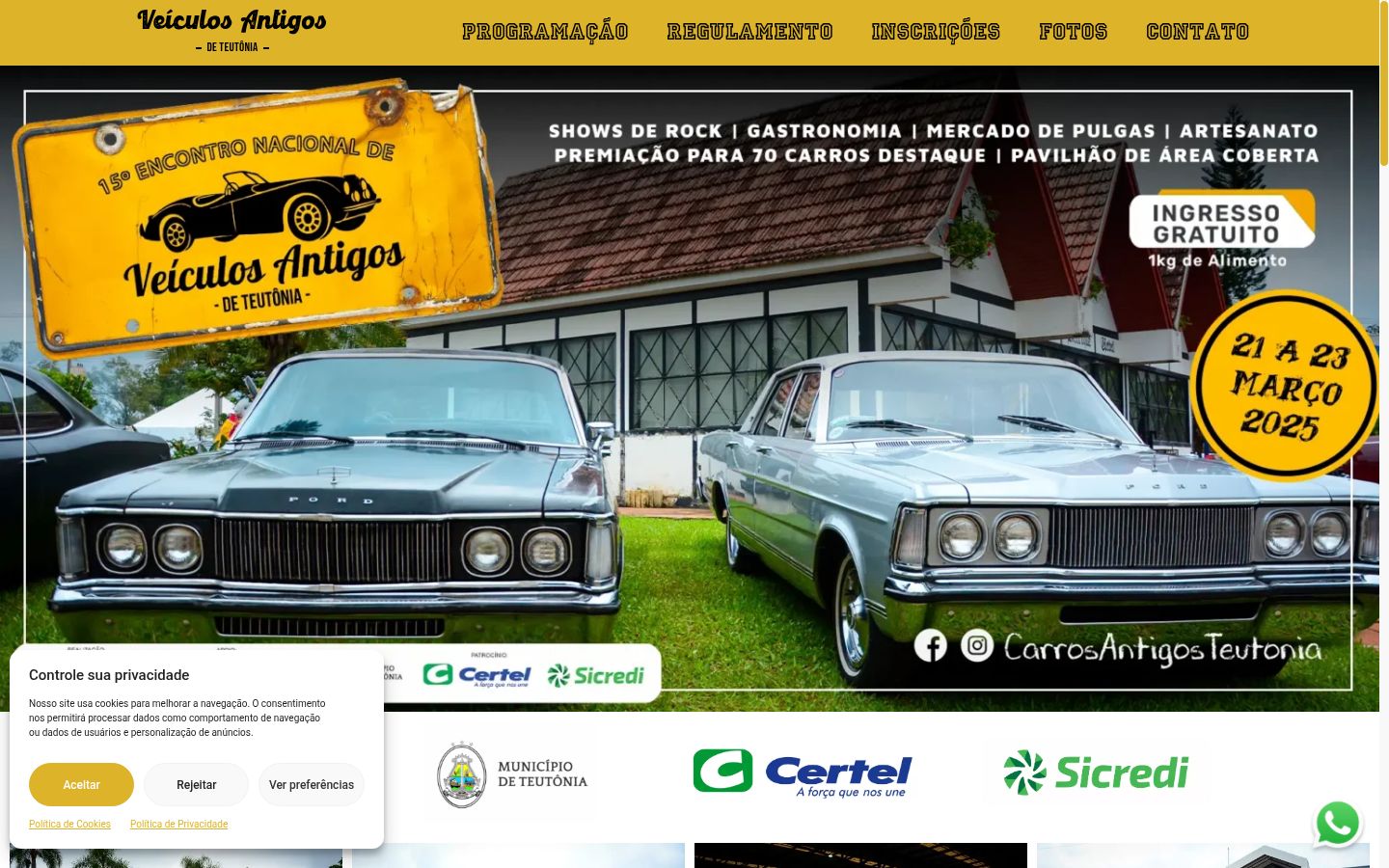 Screenshot tal-banner tal-kunsens muri qabel kwalunkwe interazzjoni
