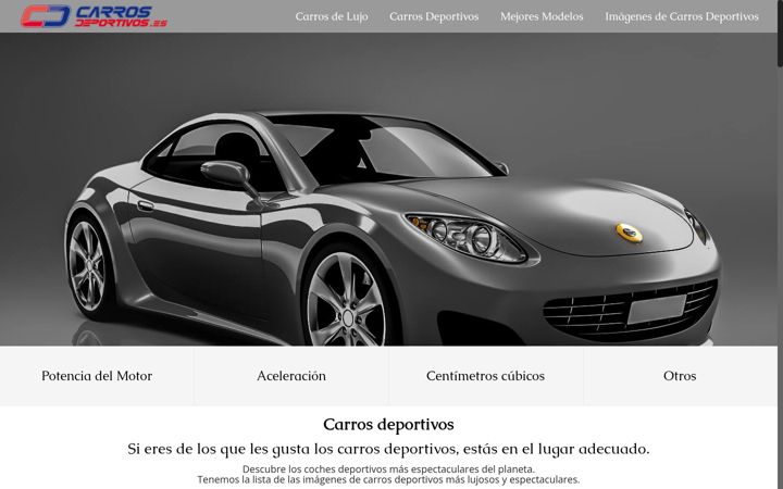 Screenshot of carrosdeportivos.es