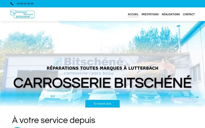 Screenshot του carrosserie-bitschene.fr