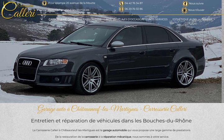 Screenshot of carrosserie-calleri.fr