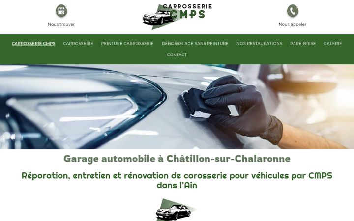 Screenshot of carrosserie-cmps.fr