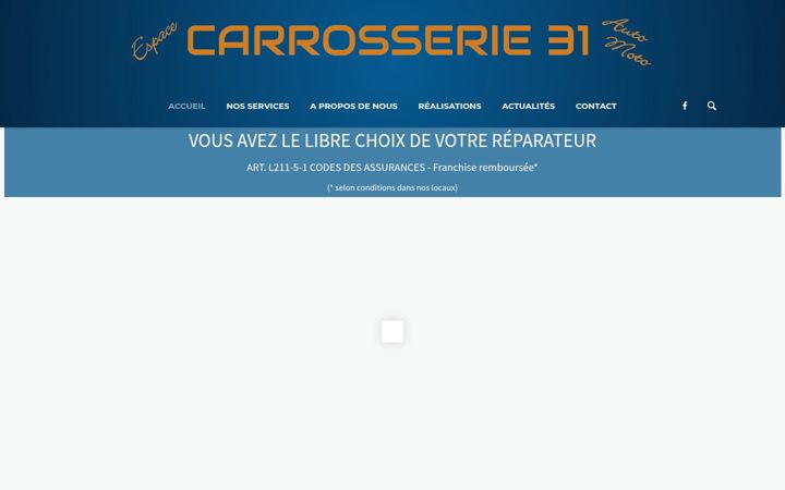 Screenshot του carrosserie-colomiers.fr