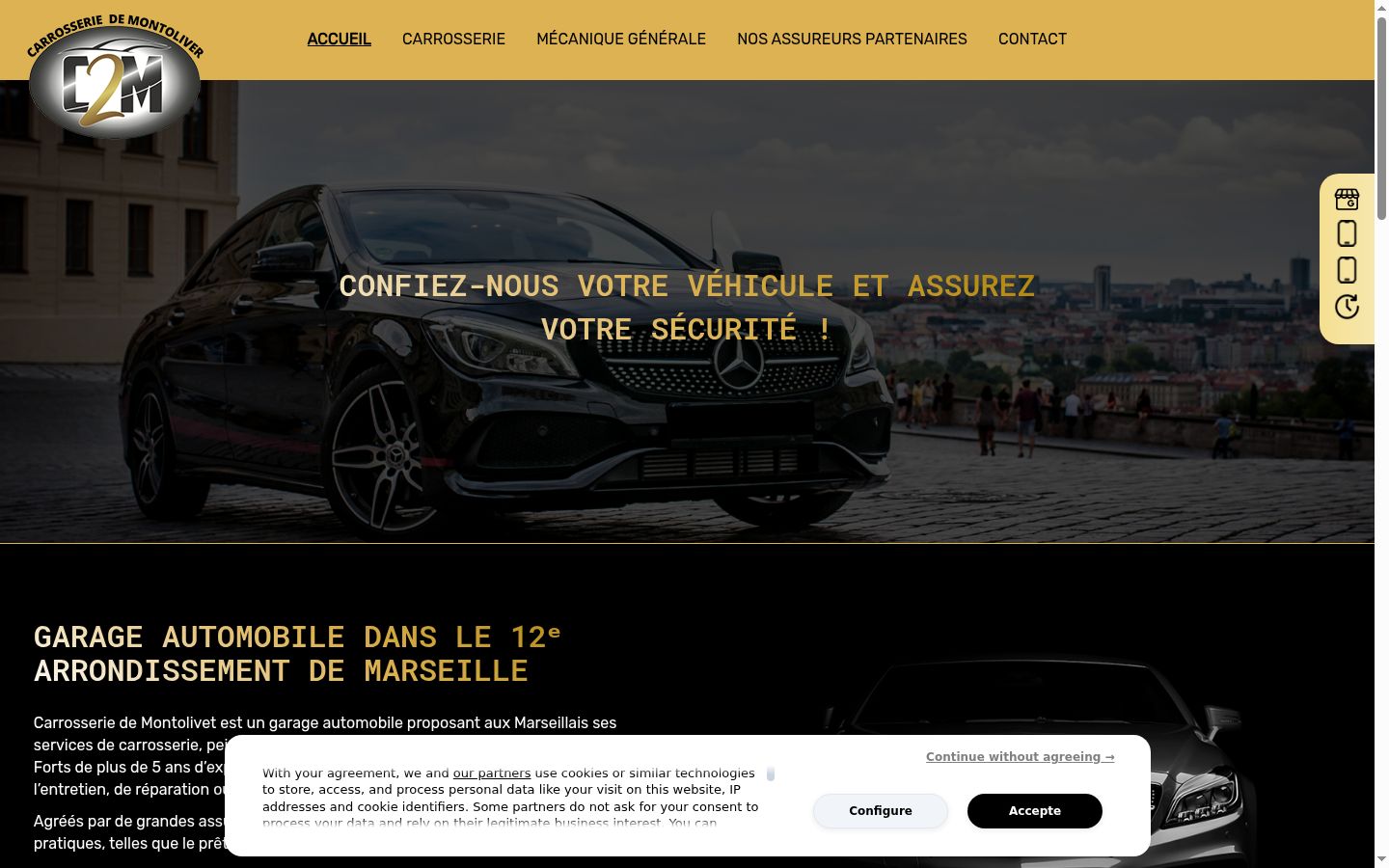 Screenshot tal-banner tal-kunsens muri qabel kwalunkwe interazzjoni