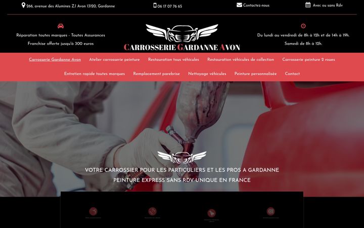 Screenshot of carrosserie-gardanne-avon.fr