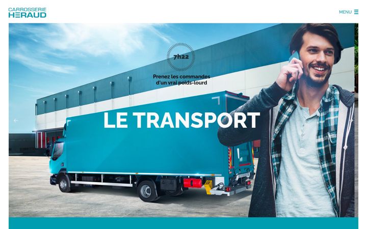 Screenshot of carrosserie-heraud.fr