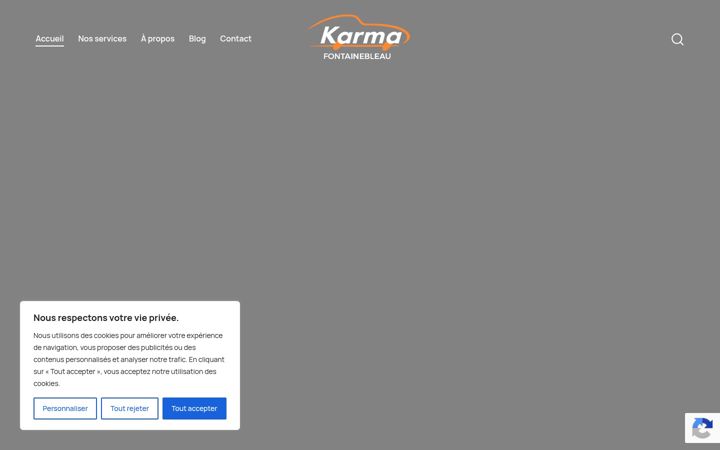 Екранна снимка на carrosserie-karma.fr
