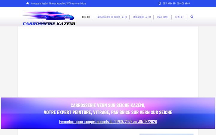 Snímek obrazovky carrosserie-kazemi.fr