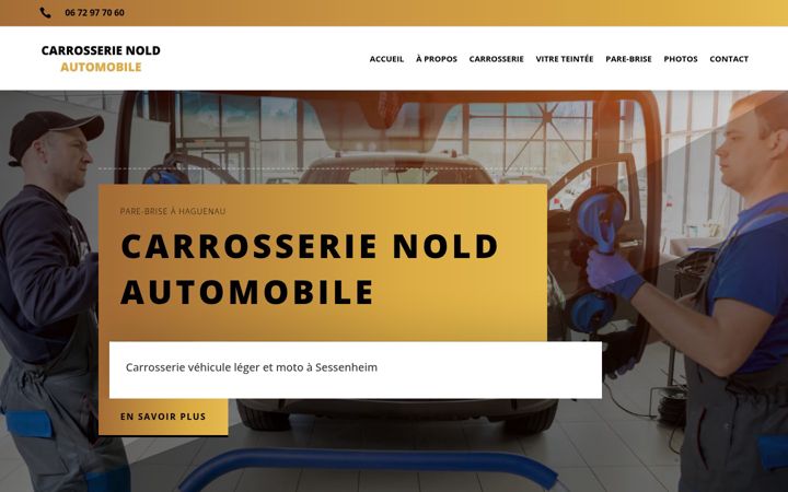 Screenshot of carrosserie-nold-automobile.fr