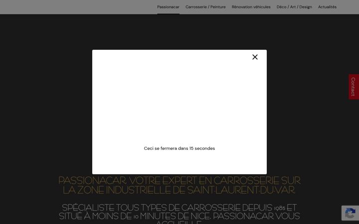 Screenshot of carrosserie-passionacar-nice.fr