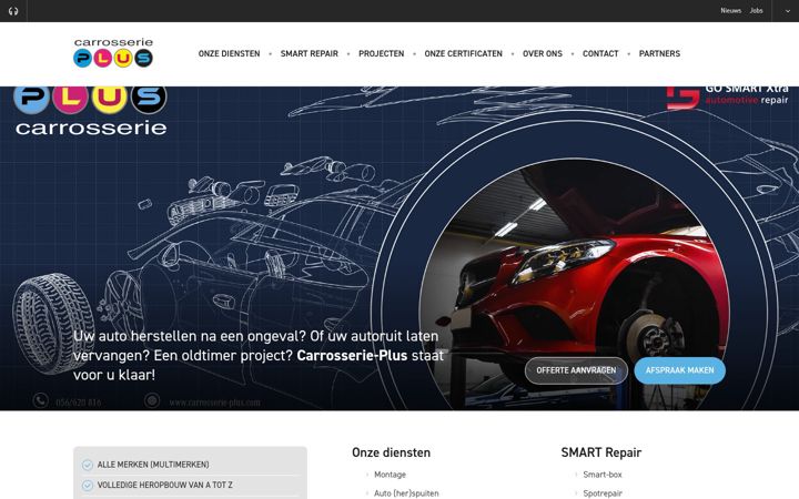 Screenshot of carrosserie-plus.com